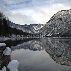 reflection by Ažbe Janežič - Landscapes Mountains & Hills