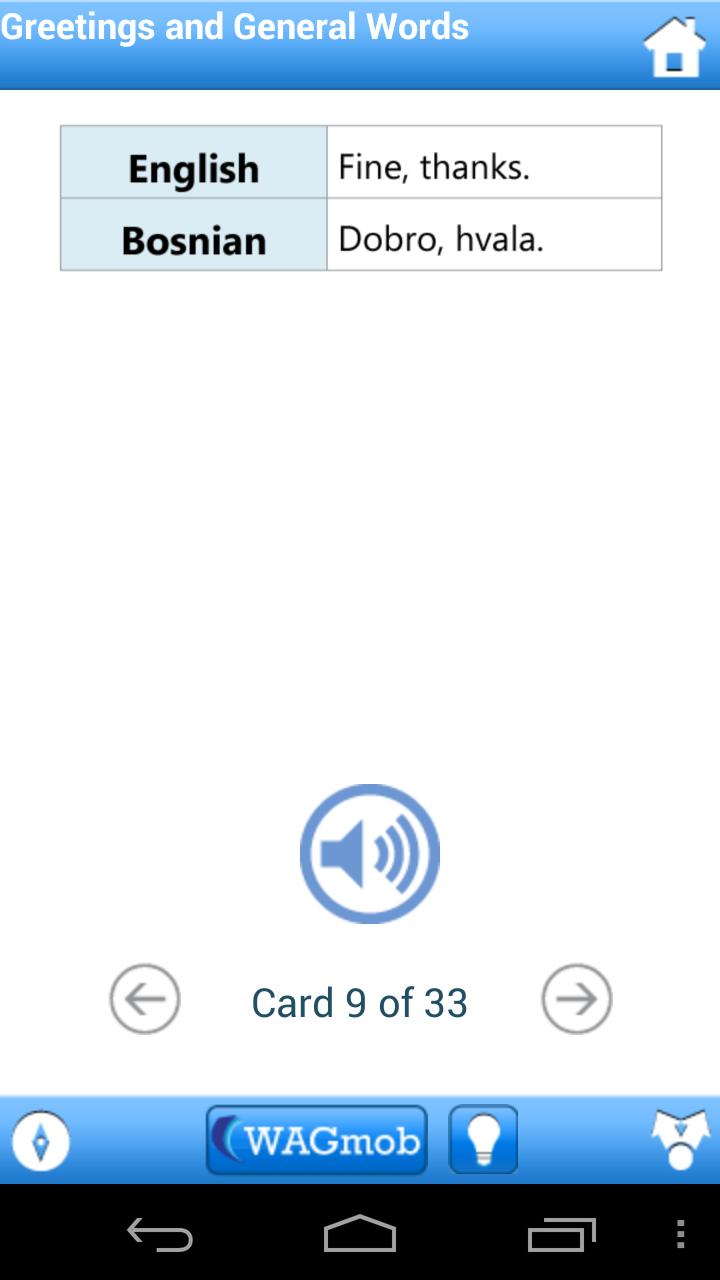 Learn Bosnian by WAGmob Screen 3