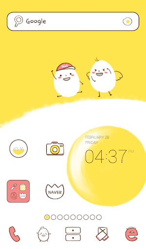 egg monster dodol theme