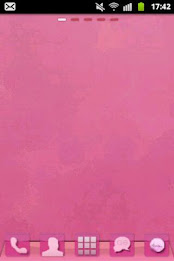 Téma růžové GO Launcher EX poster 2