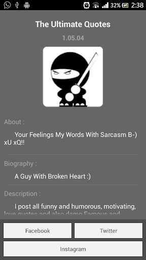 【免費娛樂App】THE ULTIMATE QUOTES :)-APP點子