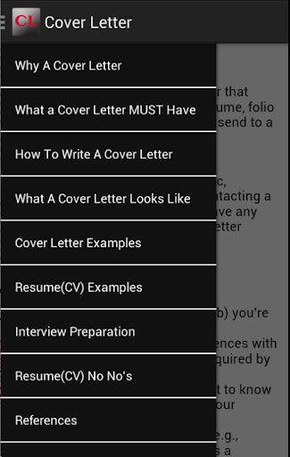 Cover Letter