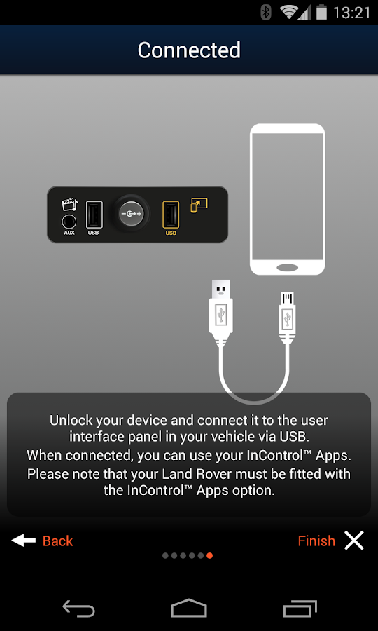 land rover incontrol app remote start