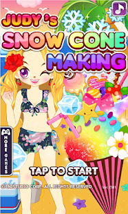Judy's SnowCone Making - COOK