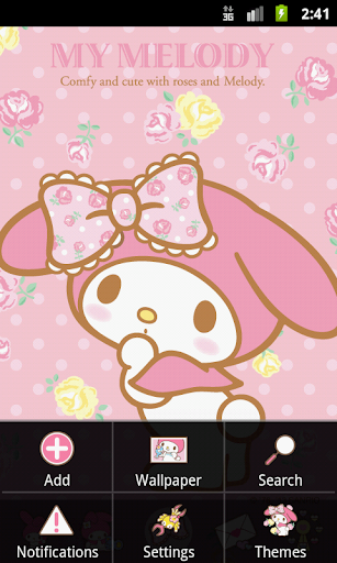 【免費個人化App】My Melody Comfy Roses Theme-APP點子