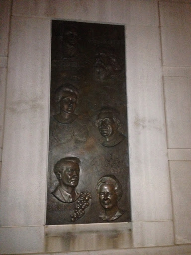 Mendeleyev, Lavoisier, Einstein, Curie, Elion, And Pauling Plaque