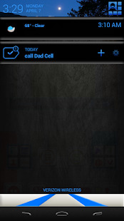 KRUSHED BLUE CM11 THEMECHOOSER - screenshot thumbnail