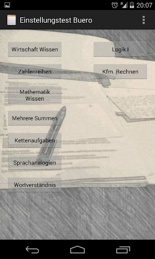 Einstellungstest Büroberufe