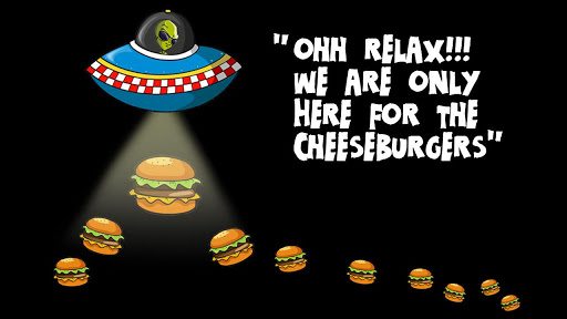 【免費街機App】Alien Cheeseburger Dash-APP點子