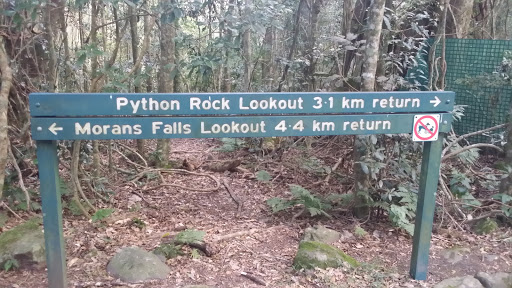 Python Rock Track Sign