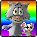 Cat & Mouse Painting mobile app icon