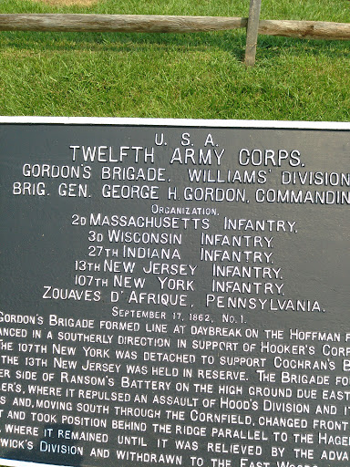 Doubleday's Division, First Ar