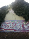 Verfallenes Graffiti 