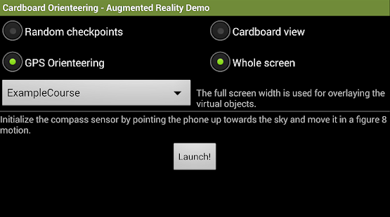 Cardboard Orienteering - screenshot thumbnail