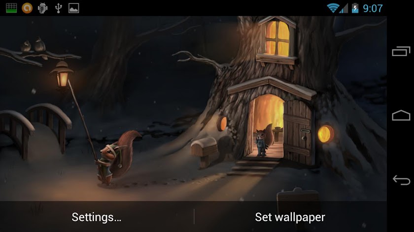 The First Snow Live Wallpaper Screen 2