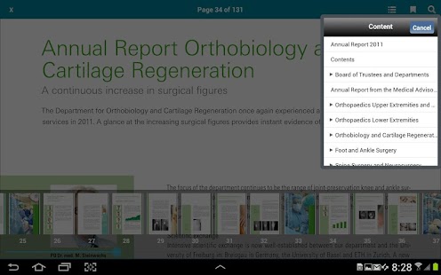 Lastest Schulthess Clinic Publications APK