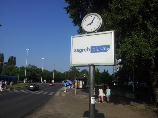 Zagreb Plakat Clock