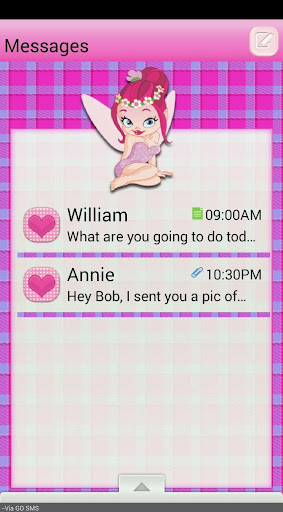 UnicornPixie GO SMS THEME