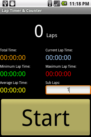 Lap Timer Counter