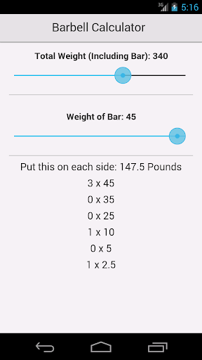 Barbell Calculator