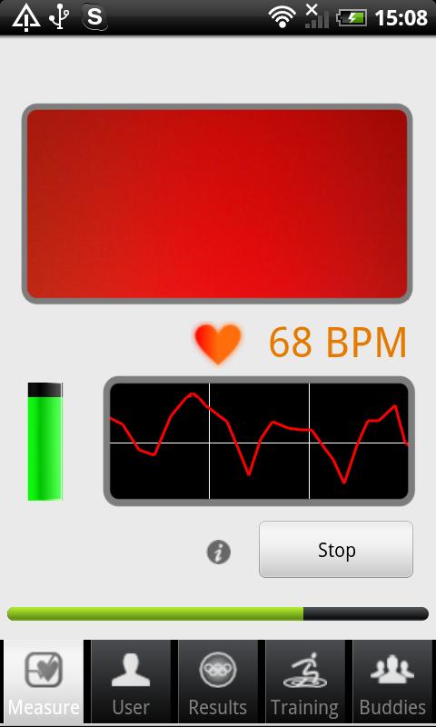 Android application Heart Fitness screenshort