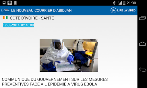 【免費新聞App】LE NOUVEAU COURRIER D'ABIDJAN-APP點子