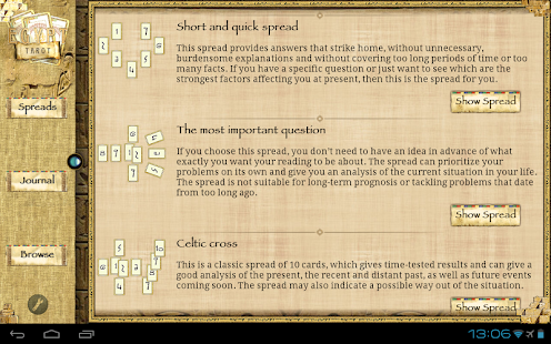Egypt Tarot HD Screenshots 0