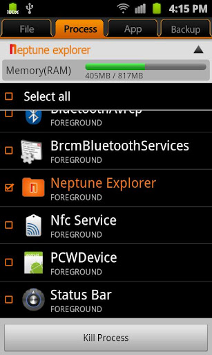 Neptune file explorer