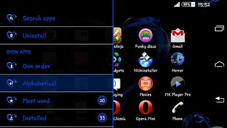 Hearts Blue Theme For Xperia poster 12