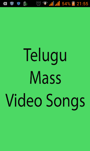 Telugu Mass Video Songs