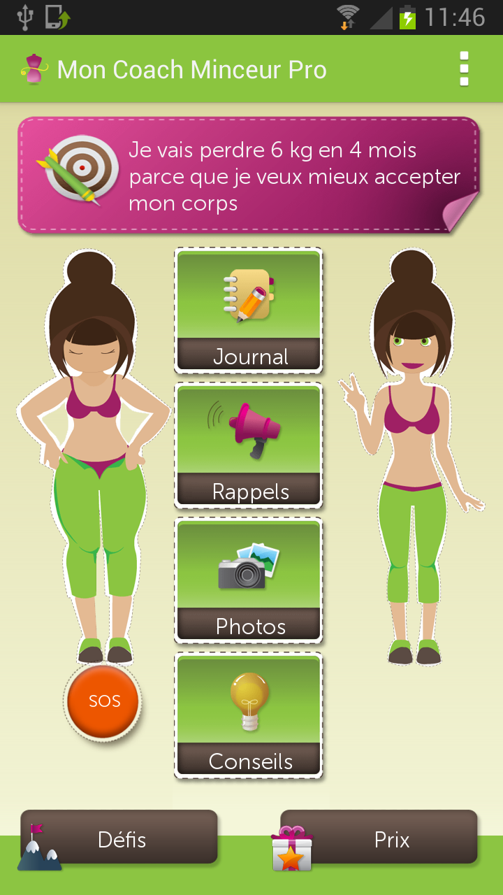 Android application My Diet Coach - Pro screenshort
