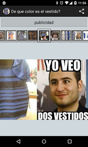 ¿De qué color es el vestido