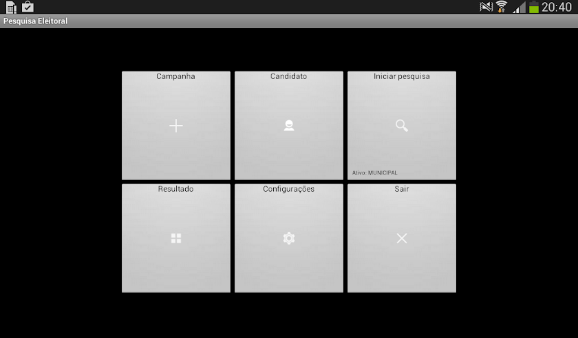 Pesquisa Eleitoral Screen 1