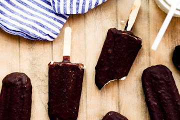 Chocolate-Covered Ice Cream Bars | Vegan, Paleo, Gluten-Free