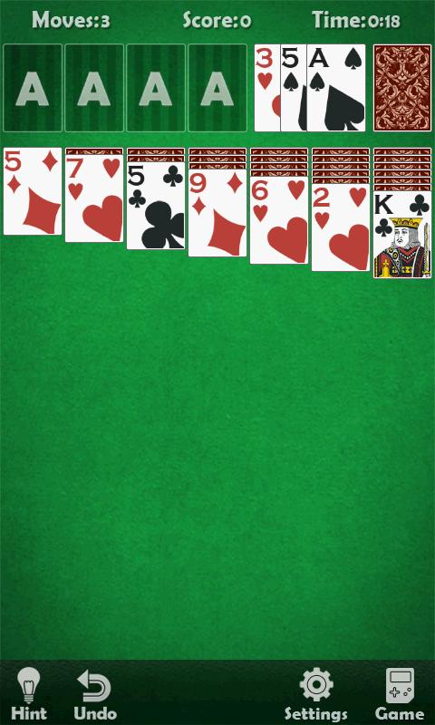 Android application Solitaire Classic screenshort