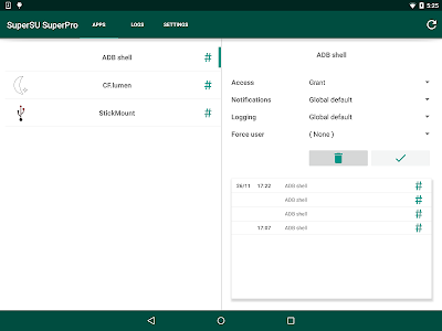 Screenshot SuperSU v2.06