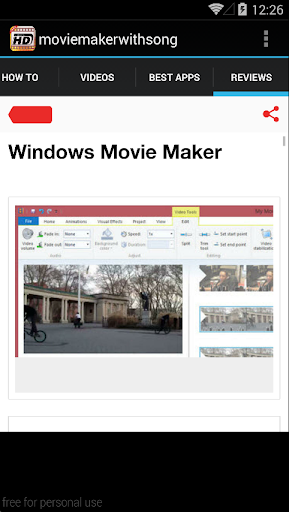 【免費娛樂App】Movie Maker with Song-APP點子