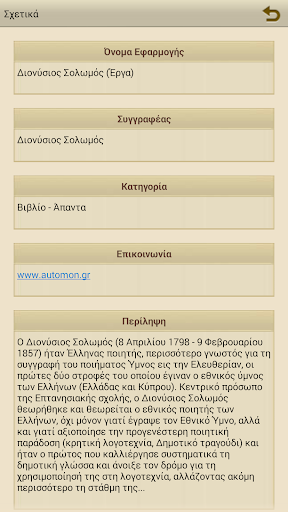 【免費書籍App】Διονύσιος Σολωμός, Έργα-APP點子