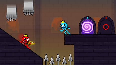 Red and Blue Stickman 2 2