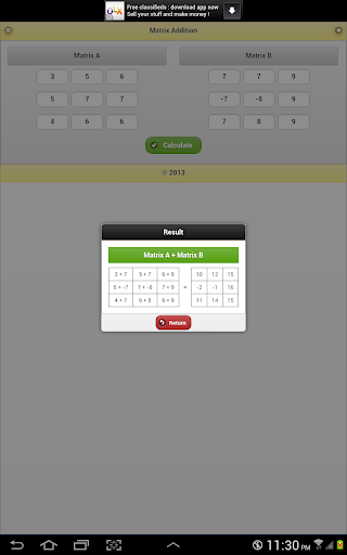 【免費教育App】Advance Matrix Calculator-APP點子