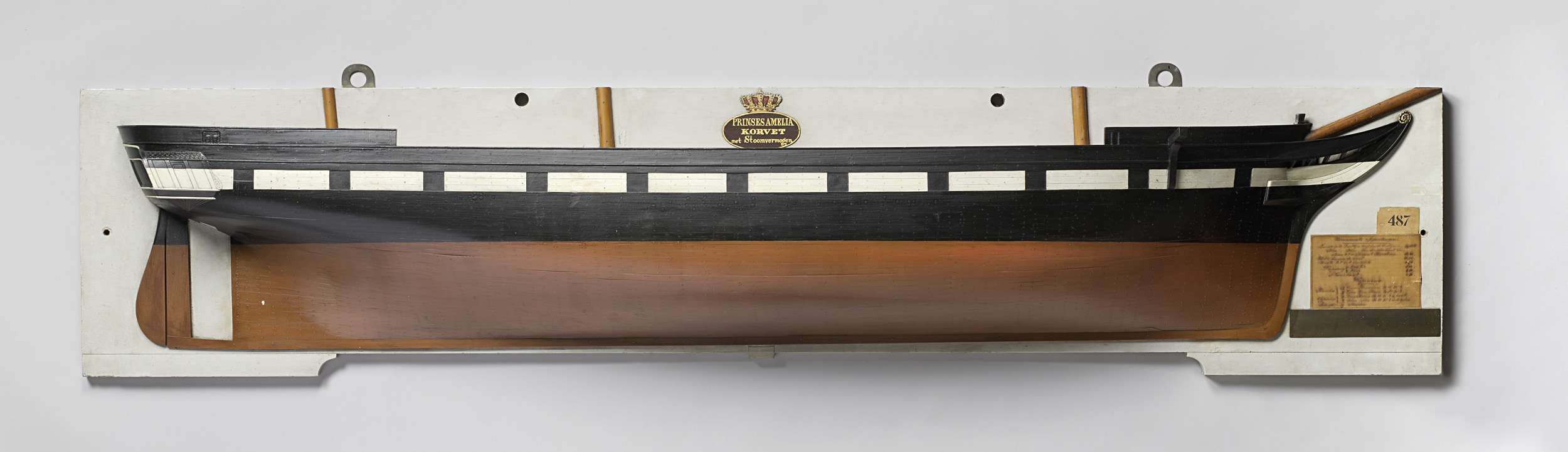 Half Model of a Screw Steamer