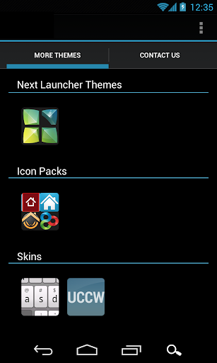 【免費個人化App】Next Launcher Black and Cyan-APP點子