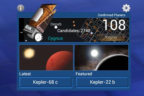 Kepler Planets Widget