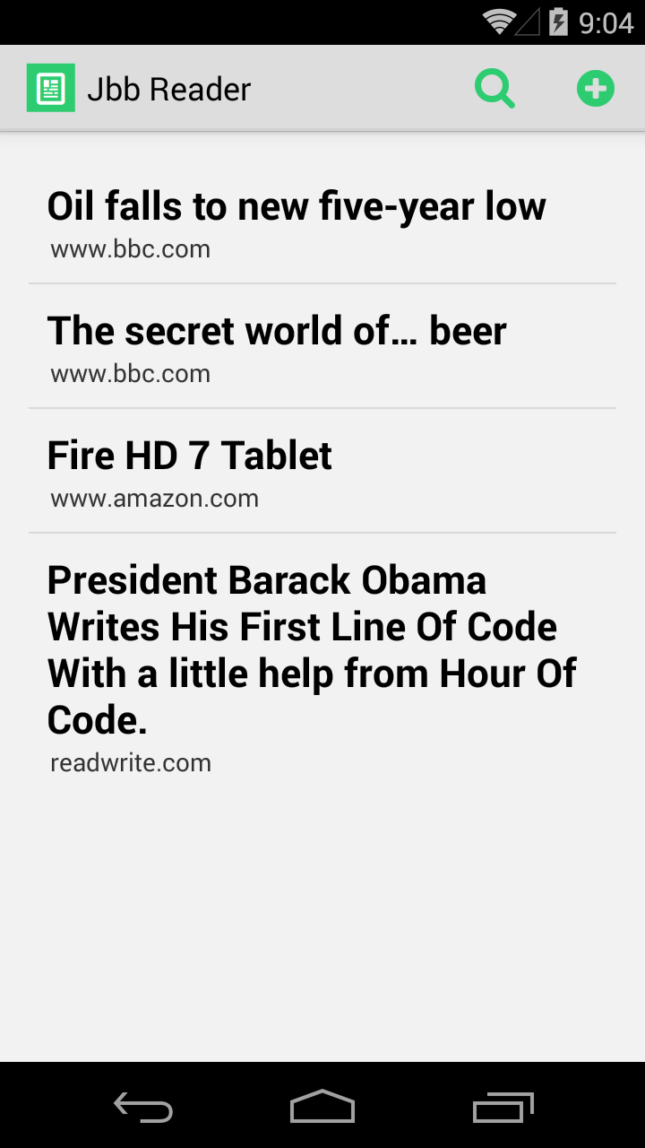 JBB Article Reader (No Ads) Screen 1