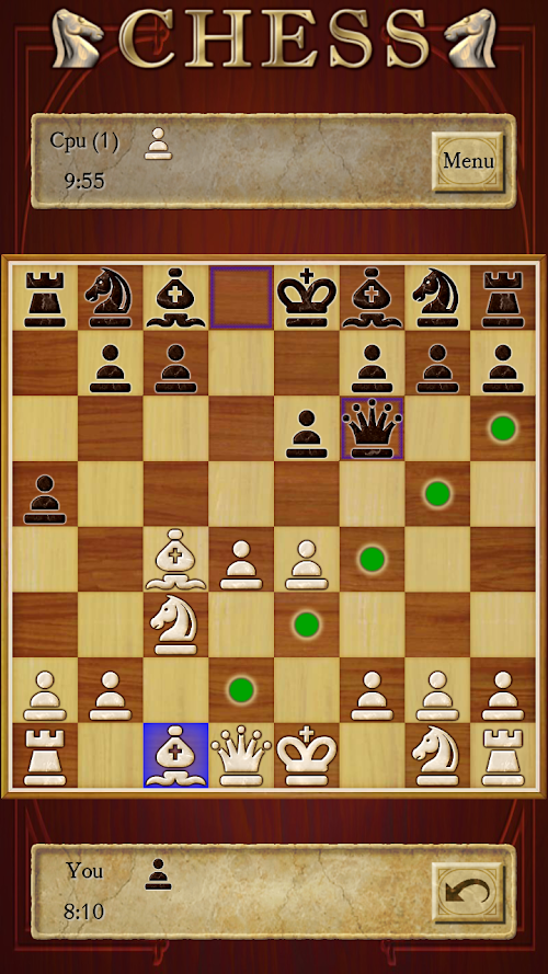 Capture d'ecran de l'application Android Chess Pro