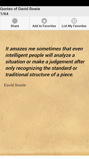 Quotes of David Bowie