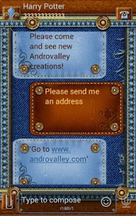 Lastest GOSMS/POPUP Jeans Leather APK for PC