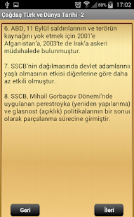 Free KPSS Ç. TÜRK - DÜNYA TARİHİ-2 APK