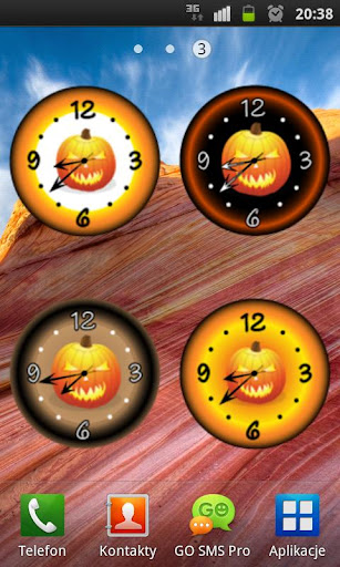 【免費個人化App】Dark Halloween Clock HD-APP點子