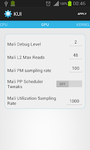 KUI - A Kernel Tweaker Screenshots 2